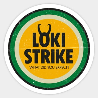 Loki Strike Sticker